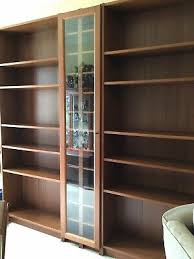 billy bookcase with doors black ikea