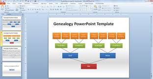 How To Make A Genealogy Powerpoint Presentation Using Shapes