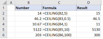 round numbers in excel