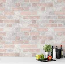 vine brick pastel wallpaper 3d