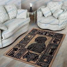 black panther rug carpet living