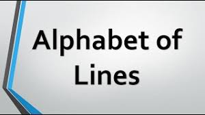The lines and symbols used in the alphabet of lines are univ Alphabet Of Lines Youtube