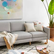 at home with burrow s field sofa a