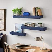 Stylewell Modern Midnight Blue Wood