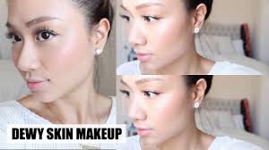 glowy dewy skin makeup tutorial