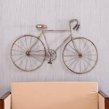 Antique Racing Bicycle Metal Wall Art
