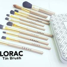 lorac tin brush set beauty personal