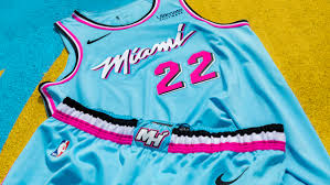 The new heat uniform system features aero swift and dri fit materials for ultimate comfort and performance. See The Miami Heat S New Blue Vice Uniforms With Photos South Florida Sun Sentinel