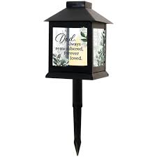 Dad Memorial Led Lantern Garden Stake 61625