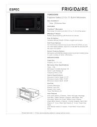 Check spelling or type a new query. Fgmo205kb Frigidaire Gallery 2 0 Cu Ft Built Manualzz