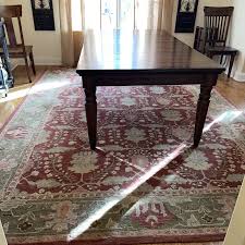 franklin style wool rug by pottery barn