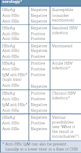 Table 2 From Hepatitis B Serology Semantic Scholar