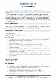 You may also want to include a headline or summary statement that clearly communicates your goals and qualifications. Junior Java Developer Resume Samples Qwikresume
