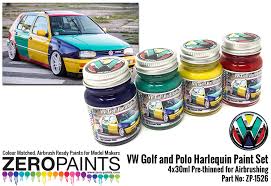 Volkswagen Harlequin Paint Set 4x30ml