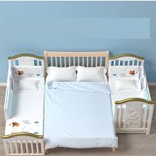 wooden cozy bedside cot bedding for