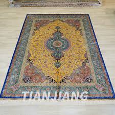 6 x9 handwoven silk area rug oriental