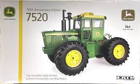 john deere 1 16 50th anniversary edition 7520 precision tractor toy lp82780