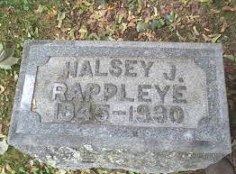 Cross my heart, hope to die. Halsey J Rappleye 1845 1930 Find A Grave Memorial