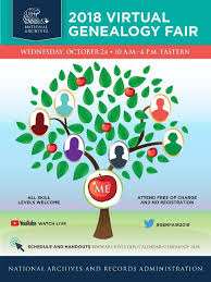 2018 Genealogy Fair Poster Abundant Genealogy