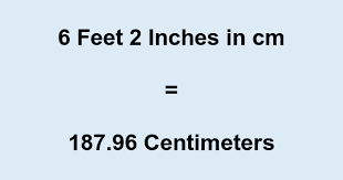 There are 12 inches in a foot and 36 inches in a yard. 6 2 In Cm 6 Feet 2 Inches To Cm
