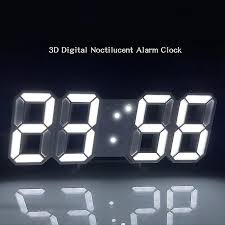 3d Led Digital Clock Modern Design