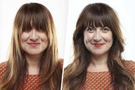 If you want to win a heart, you need a layered hairstyle, bangs swooped on. Photos How To Cut Your Own Bangs