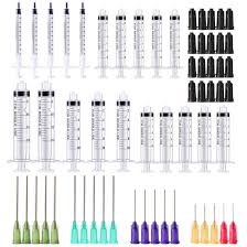 Bstean Syringe Blunt Tip Needles Caps Refilling And Measuring E Juice E Liquids E Cigs Adhesives Vape Oil Or Glue Applicator Pack Of 20