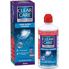 Blink your eye several times. Clear Care Cleaning Disinfecting Solution With Lens Case Twin Pack 12 Fl Oz Amazon Sg Health Household Personal Care