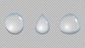 water drop vector art icons and