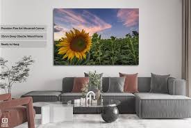 Beautiful Sunflower Canvas Wall Art