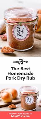 homemade pork dry rub recipe makes the