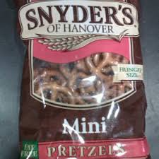 hanover mini pretzels and nutrition facts
