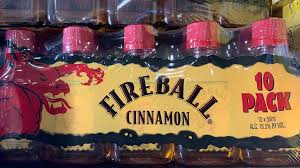 mini bottles of fireball cinnamon
