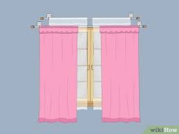 hang voile and curtains together