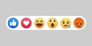 Emoji icono de reacciones de facebook | Vector Premium