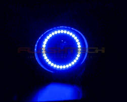 Details About Bluetooth Rgb Multi Color External Led Halo Ring Fog Light Kit For Ford Fiesta