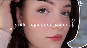 pink anese makeup tutorial on