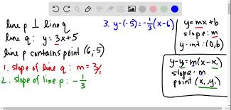 The Equation For Line Q