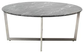Llona 36 Round Coffee Table In Marble