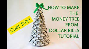 Money trees are tabletop branch arrangements decorated with dollar bills folded into floral shapes. Money Tree Dollars Bills Craft Tutorial Diy Gift Decoration Youtube