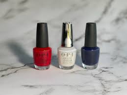 opi red white and blue nail polish