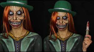 creepy scary leprechaun makeup tutorial
