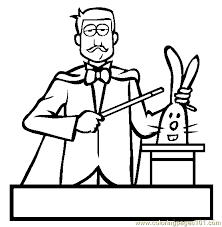 These spring coloring pages are sure to get the kids in the mood for warmer weather. Magician Coloring Page For Kids Free Others Printable Coloring Pages Online For Kids Coloringpages101 Com Coloring Pages For Kids
