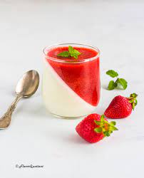 strawberry panna cotta valentine s