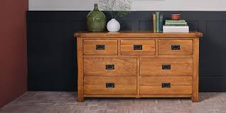 This unusual danish modern teak highboy dresser is a staggering 54.5 tall and is perfect for any room looking for a little extra storage. Oak Chest Of Drawers Bedroom Drawers Oak Furnitureland