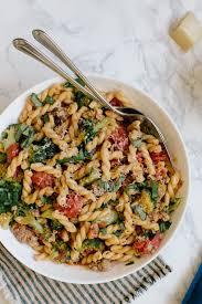 this gemelli with turkey sausage and