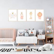 wall art for baby girl nursery decor