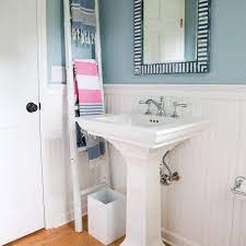 pedestal sink bathroom design ideas