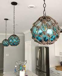 Coastal Lamps Inspired By Fishing Glass