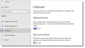 History the history is the name for the lists of websites that have been accessed from your computer. Windows 10 Tip View Your Clipboard History Bruceb Consulting